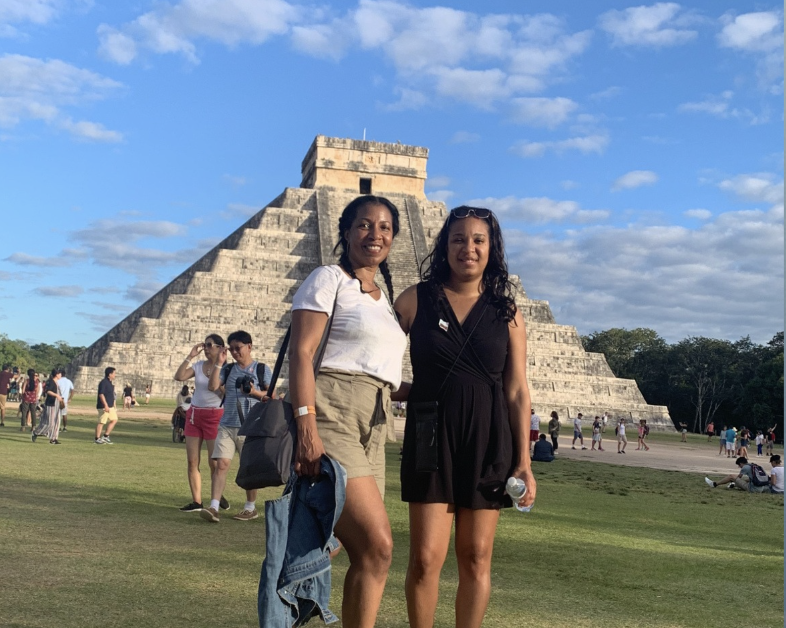 Me and my mom at Chichén Itzá